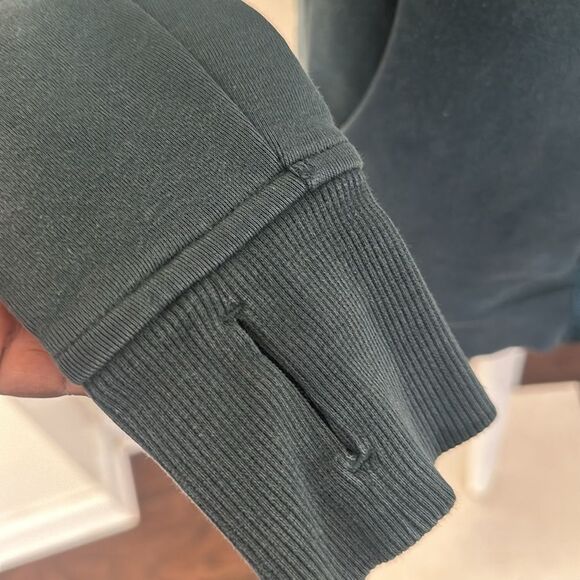 Lululemon Scuba Full Zip Green Hooded Sweat  Jacket 6 - Picture 4 of 9